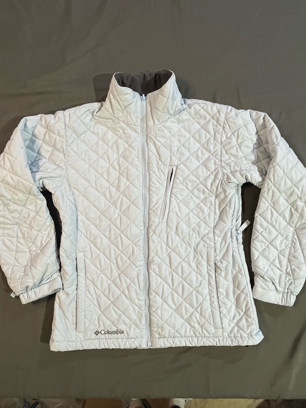 Columbia Core Interchange Quilted Jacket, Light Blue, Sz S